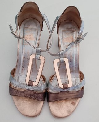 Sandalias Hispanitas Oro y Plata