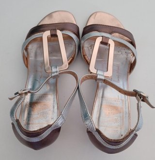 Sandalias Hispanitas Oro y Plata