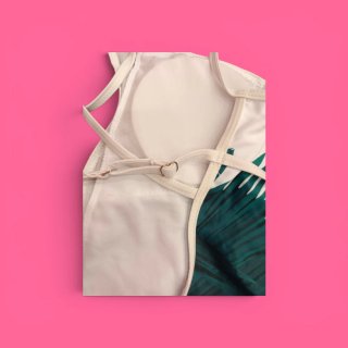 Costume intero donna fantasia tropicale