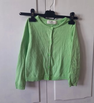Chaqueta H&M niña verde T 5/6 años