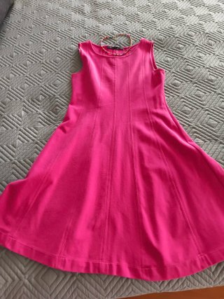 Vestido fucsia Zara