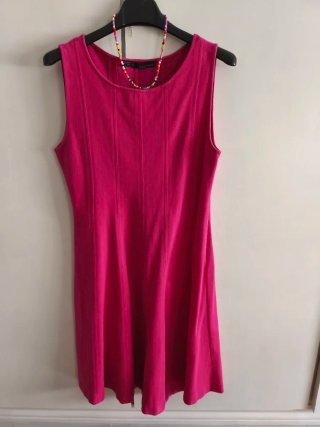 Vestido fucsia Zara