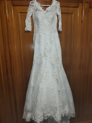 Vestido de Novia Encaje Blanco