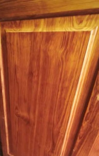 Puerta madera maciza