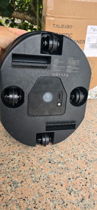 Robot aspirador piscina negro/gris