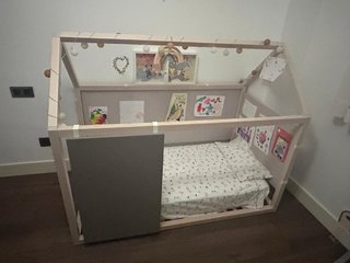 Cama Casita Montessori Madera