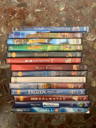 Lote 12 Películas DVD Disney y Pixar