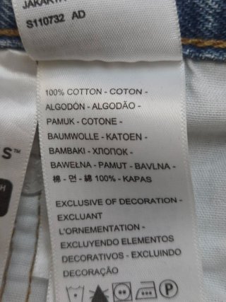 Levi's Pantaloncini Donna Blu Strappati
