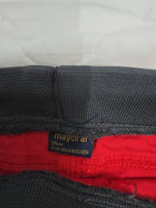Mayoral Pantalón Corto Rojo Talla 24m