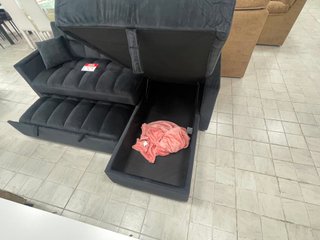Sofá Cama Chaise Longue Reversible Gris