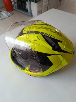 Casco Moto Premier Amarillo