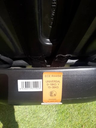Silla coche niños sin isofix