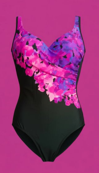 Miraclesuit Costume Intero Nero Viola