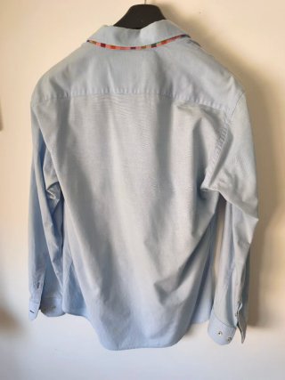 Camisa Celeste La Española Talla M