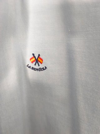 Camisa Celeste La Española Talla M