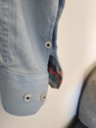 Camisa Celeste La Española Talla M