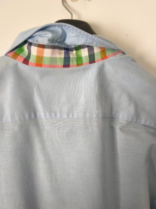 Camisa Celeste La Española Talla M