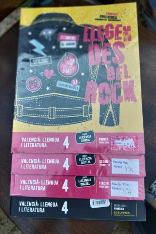 Libros 4º prim religión, inglés y coneixement medi
