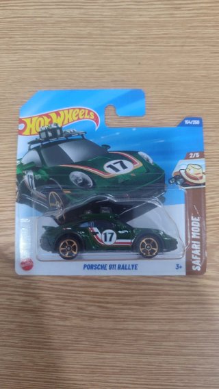 Porsche 911 Rallye Hot Wheels Verde