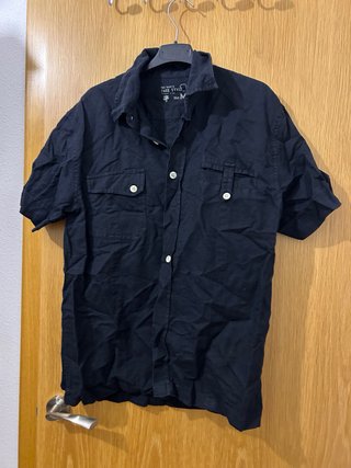 Camisa negra hombre talla M