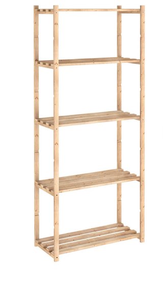 Estantería de madera 4 baldas