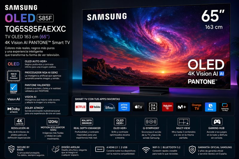Samsung TQ65S85FAEXXC OLED 65 4K Smart TV
