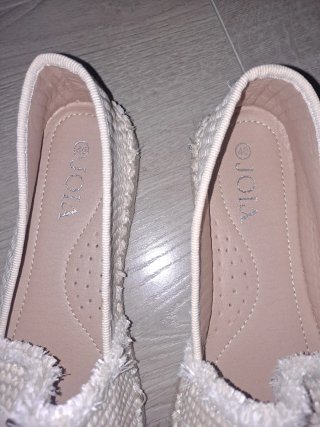 Alpargatas Joia Mujer Talla 40 Beige/Negro