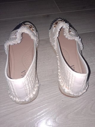 Alpargatas Joia Mujer Talla 40 Beige/Negro