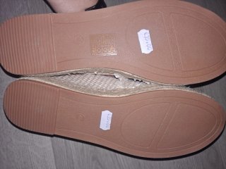 Alpargatas Joia Mujer Talla 40 Beige/Negro