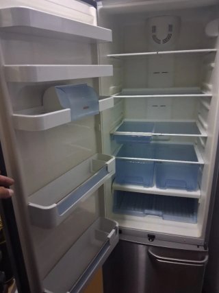 Nevera Combi Bosch Acero Inox 2m