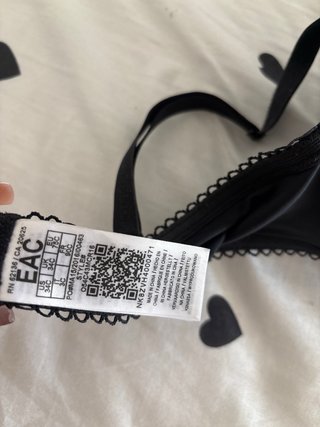 Sujetador Guess Super Push Up Negro Encaje
