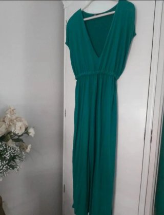 Vestido verde Zara