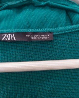 Vestido verde Zara