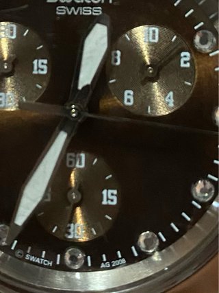 Swatch Irony Diaphane Chrono Marrone 2008