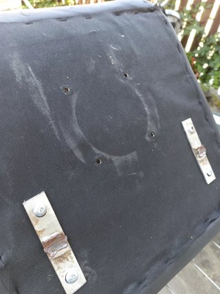Sedile sgabello vera pelle nero