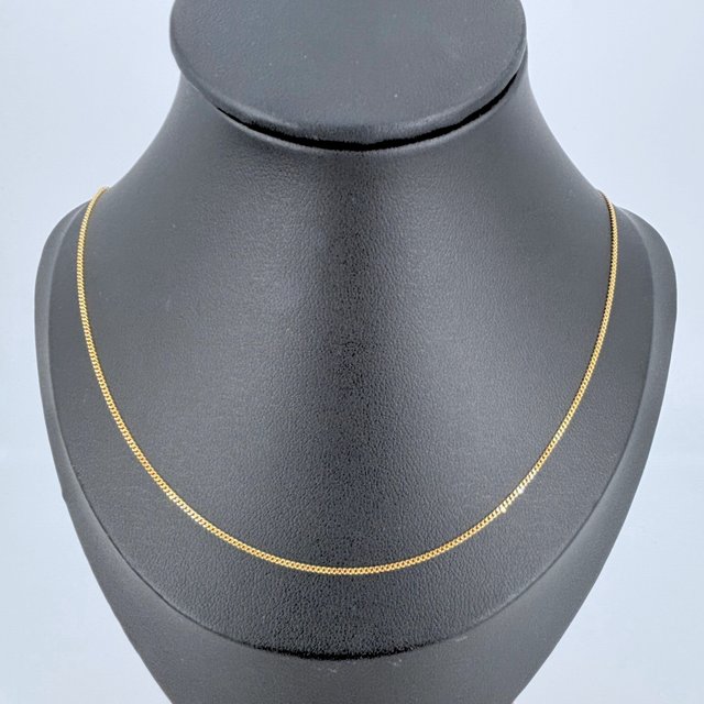 Cadena Oro 18k, Barbada, 1.80gr, 40.5cm