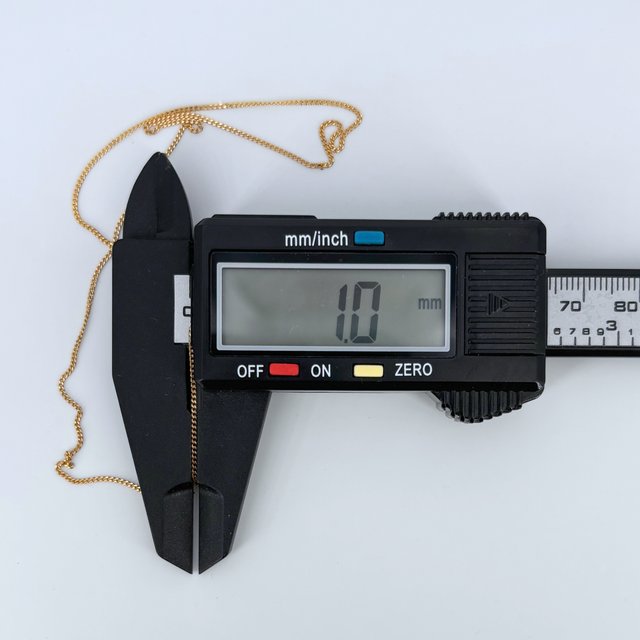 Cadena Oro 18k, Barbada, 1.80gr, 40.5cm
