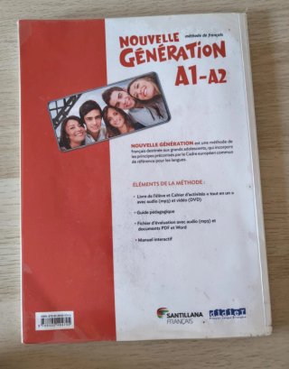 NOUVELLE GENERATION A1/A2 LIVRE/EXERCICES+CD+DVD