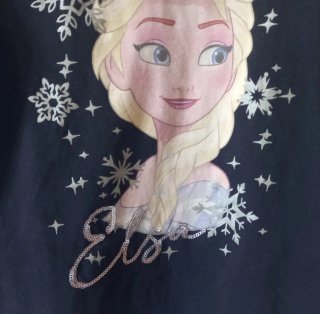 Camiseta cuello alto Elsa Disney T 7/8 años