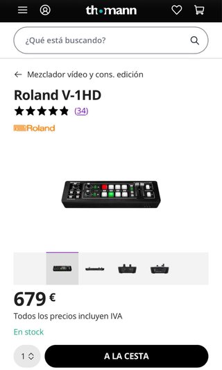 Roland V-1HD Mixer Video