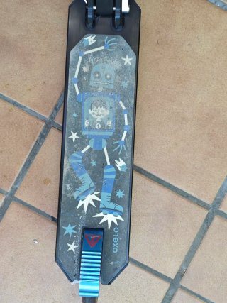 Patinete Oxelo MID 1 azul Blue robots