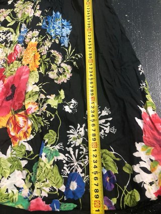 Vestido Verano Floral Negro Multicolor