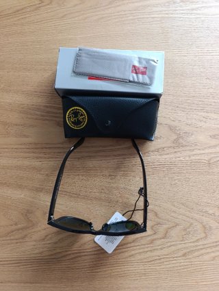 Gafas Ray-Ban Wayfarer Negras Verdes Nuevas