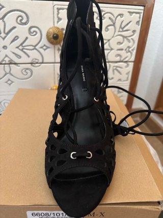 Sandalias Zara Negras Talla 37