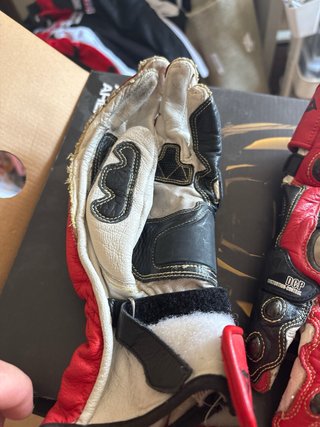 Guantes Dainese Moto Rojos y Negros