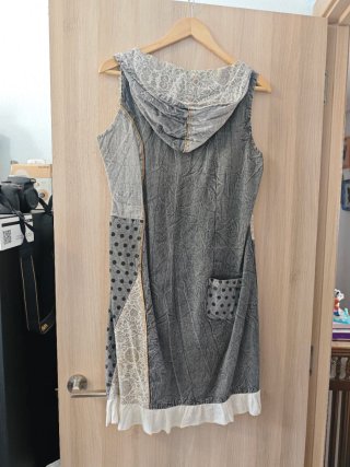 Vestido Patchwork Estampado