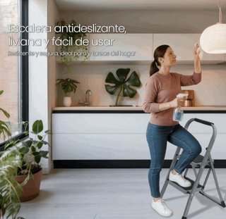 Escalera Plegable 2 Peldaños