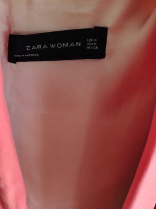 Chaqueta Zara Verano Talla Única Rosa
