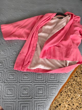 Chaqueta Zara Verano Talla Única Rosa