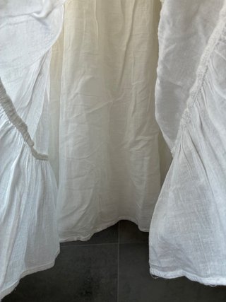 Vestido Zara Nido de Abeja Blanco
